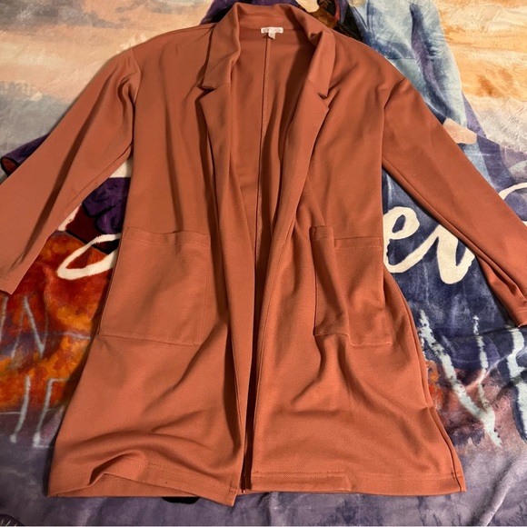 Leith Long Knit Open Blazer - Picture 2 of 7